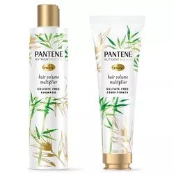 Pantene Nutrient Blends Silicone Free Bamboo Shampoo and Conditioner Dual Pack - 17.6 fl oz