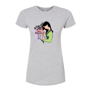 Women's - Disney - Flowers in Bloom Fitted Graphic T-Shirt - 1 of 4