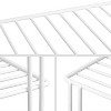 LunaLulinlk Kitchen Cupboard Organiser, 3 Tier White Corner Plate Rack, 2-Pack - 3 of 4