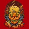 Junior's Design By Humans halloween By arjanaproject T-Shirt - 2 of 3