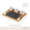 Twine Acacia & Slate Cheese Board Set - Charcuterie Board Bowls and Knives - Slate Cheese Tray Wood Cheese Board - 7-Piece Set of 1 - 3 of 4