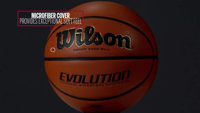Wilson 29.5&#39;&#39; Evolution Game Basketball - Green, 2 of 7, play video