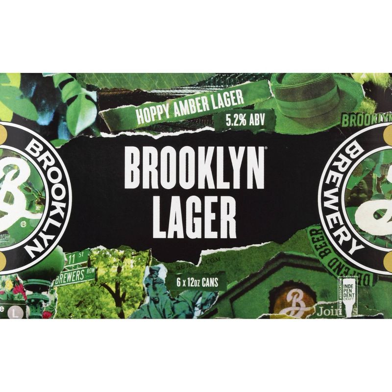 Brooklyn Lager Beer - 6pk/12 fl oz Cans, 1 of 4