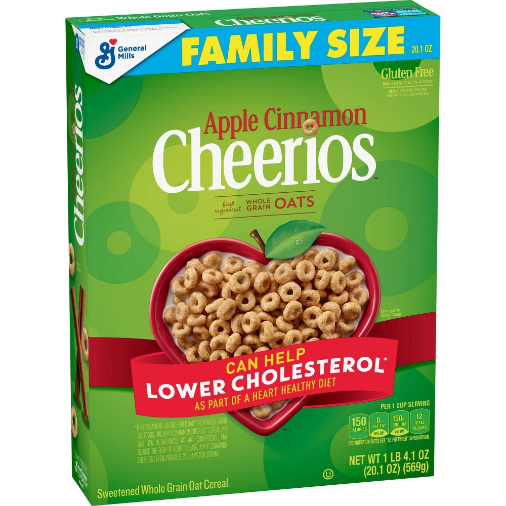 UPC 016000484986 product image for Apple Cinnamon Cheerios Breakfast Cereal - 20.1oz - General Mills | upcitemdb.com