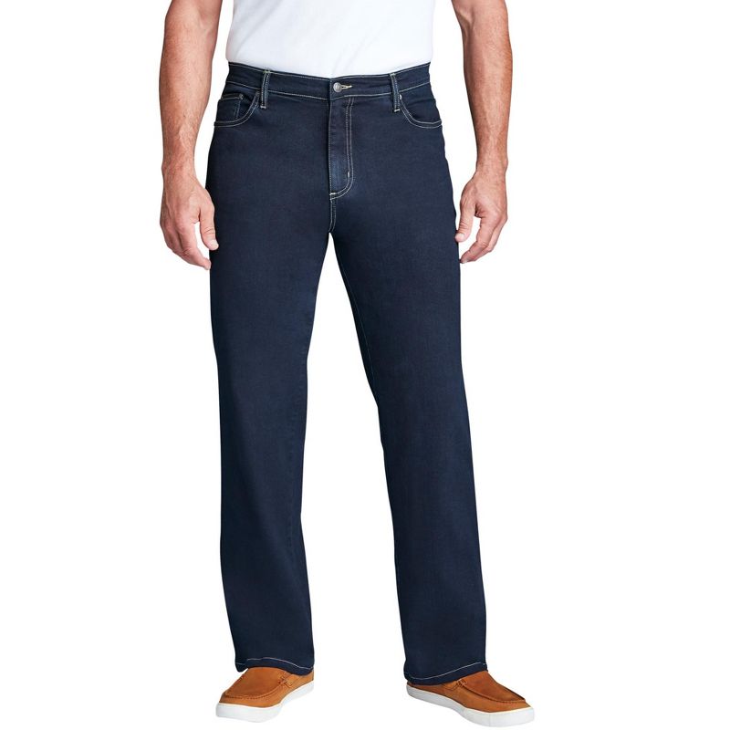 Liberty Blues Men's Big & Tall  Loose Fit 5-Pocket Stretch Jeans, 1 of 2