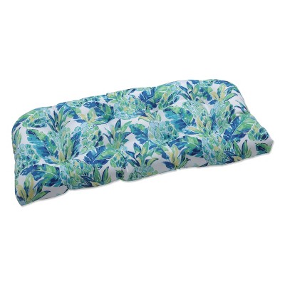 Outdoor/Indoor Loveseat Cushion Vida Opal Blue - Pillow Perfect