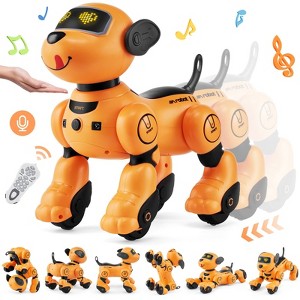 RC Robot Dog Toy with Voice, Touch & Remote Control, Dancing & Programmable Smart Pet for Kids - 1 of 4