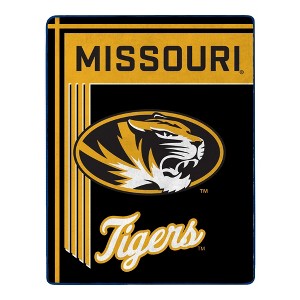 Sweet Home Collection NCAA Missouri Tigers 46" x 60" Raschel Throw Blanket - 1 of 4