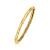 Pure Collection by Ross-Simons Italian 14kt Yellow Gold Grooved Ring - 2 of 4
