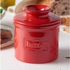 Maraschino Red Cafe Retro Butter Bell Crock - 3 of 4
