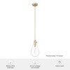 Hunter Fans 7" Lundin Ceiling Light Palm Gold Finish - Elegant Indoor Pendant for Dining Room, Kitchen, and Living Spaces - 3 of 4
