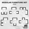 Jojoka 4-Piece Patio Furniture Set, All-Weather Rattan Chairs with Cushions and Glass Table, Outdoor Wicker Conversation Set for Porch, Lawn, Garden - 3 of 4