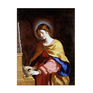 Trademark Fine Art -Guercino 'St Cecilia' Canvas Art - 1 of 4