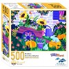 Brain Tree - Back Yard 500 Piece Puzzles for Adults-Jigsaw Puzzles-Every Piece Is Unique With Droplet Technology - Random Cut - 19.5"Lx14.5"W - 2 of 4