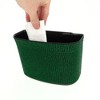 Unique Bargains Car Trash Can Portable Car Door Trash Bin Green 1 Pc 7.1" Length 3.2" Width 5.1" Height ABS - 4 of 4