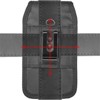 LUXMO Medium Vertical Universal Nylon Pouch w/ Dual Card Slots - Black - 4 of 4