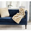 Faux Fox Throw Blanket - THR702 - Tan - 50" x 60" - Safavieh - 3 of 4