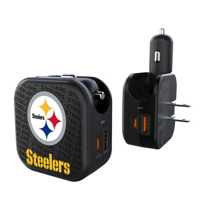 NFL AFC Teams Text Backdrop 18-Watt 2 in 1 USB A/C Charger