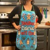 Christmas Calories Don't Count Funny Holiday Baking Graphic Novelty Kitchen Smock - Crazy Dog Bakeware - 2 of 4