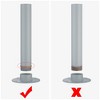 Yescom Flagpole Base Deck Mount Windsock Base Umbrella Stand Metal Holder Yard - 3 of 4