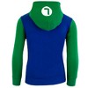 Nintendo Super Mario Bros Luigi Boys Long Sleeve Zip-Up Costume Hoodie - Green, 5/6 - 4 of 4
