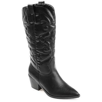 Journee Collection Womens Chantry Pointed Toe Pull On Western Boots