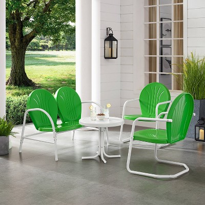 Griffith Green Metal 4-Piece Outdoor Conversation Set