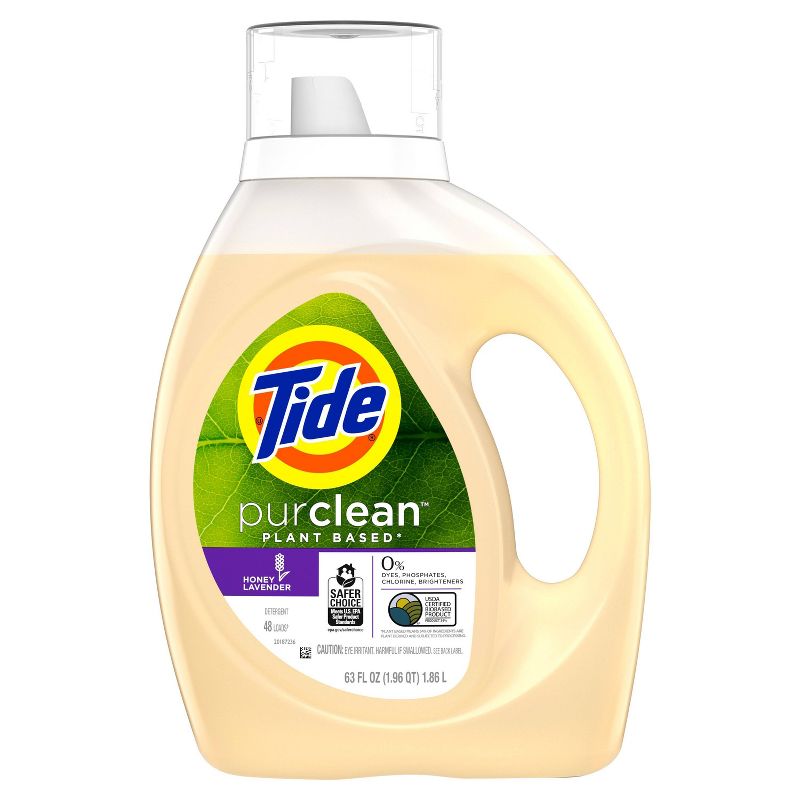 Tide purclean Honey Lavender Liquid Laundry Detergent - 63 fl oz, 3 of 11