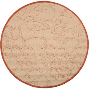 Courtyard CY2726 UV & Stain Resistant Non-Shedding Power Loomed Indoor/Outdoor Rugs - Safavieh - 1 of 3