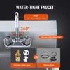 VEVOR Commercial Hand Sink with Faucet, NSF Stainless Steel Sink for Washing, Small Hand Washing Sink, Wall Mount Hand Basin, Utility Sink - 4 of 4