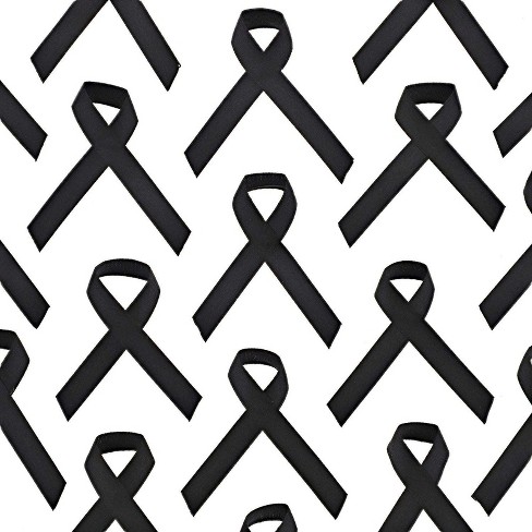 Bright Creations 250-pack Black Awareness Ribbons Lapel Safety