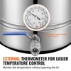 VEVOR Stainless Steel Kettle, 5 GALLON Brewing Pot, Tri Ply Bottom for Beer, Brew Kettle Pot, Home Brewing Supplies Includes Lid, Handle,Thermometer - 4 of 4