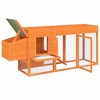 vidaXL Chicken Coop Brown 80.3"x19.7"x33.1" Solid Wood Pine - 4 of 4