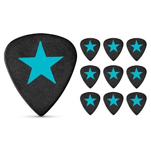 Pick Boy Angel Rocks Blue Star Polyacetal Guitar Picks 1.00 mm 10 Pack - 1 of 2