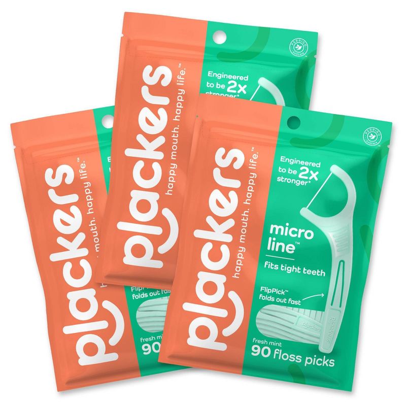 Plackers Micro Mint Flossers, 1 of 10