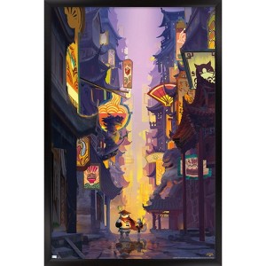 Trends International Kung Fu Panda 4 - Street Framed Wall Poster Prints - 1 of 4