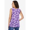 Woman Within Women's Plus Size Perfect Printed Scoopneck Tank - 3 of 4