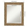 Amanti Art Filigree Beveled Framed Bathroom Vanity Wall Mirror - 3 of 4