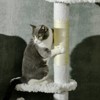 Bencmate Floor to Ceiling Cat Tree with Scratching Posts,Cat Climbing Tower with Cloud Shape Platforms, Anti toppling Device,.White(19"*12.5"*100.5") - 4 of 4