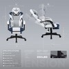FONTOI Gaming Chair for Adults Heavy People, Massage Office Desk Computer Chair with Footrest and Lumbar Support for Home - 3 of 4