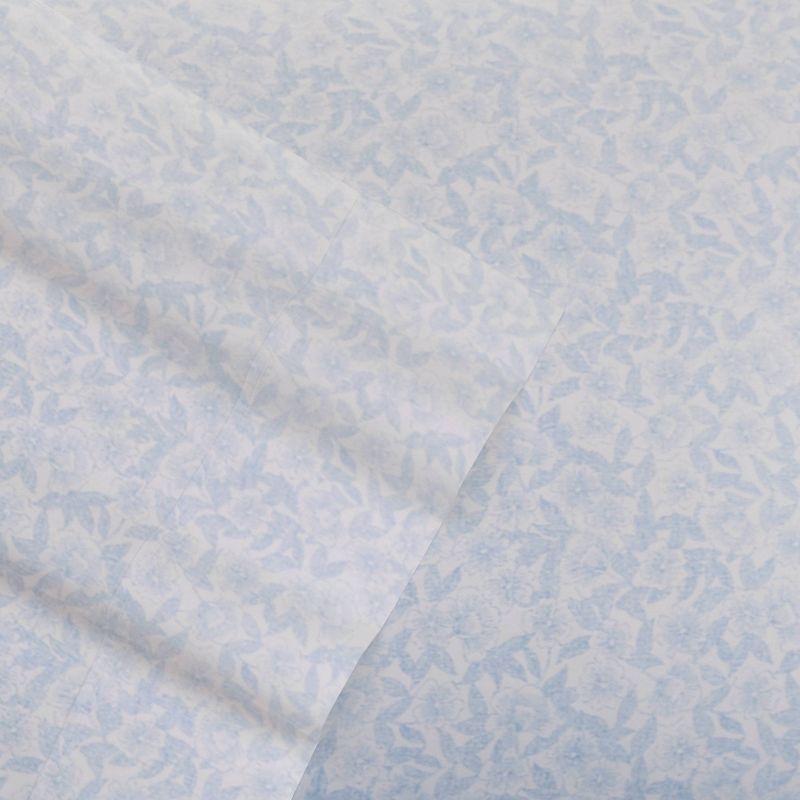 6pc Printed Pattern Percale Cotton Sheet Set - Laura Ashley, 5 of 8