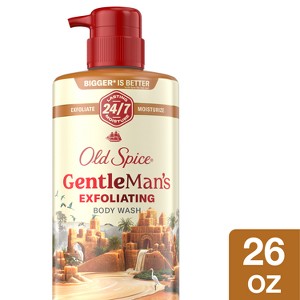 Old Spice Gentle Man's Blend Exfoliating Bodywash Pump - Brown Sugar & Cocoa Butter - 26 fl oz - 1 of 4