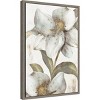 Amanti Art 16"x23" Italian Love (White Lilies) by Eva Watts Framed Canvas Wall Art Print - 2 of 4