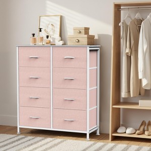 Kumasinova Dresser for Bedroom,Tall Chest of Drawers with Metal Frame and Wood Top,Storage Tower for Kid Room,Closet,Entryway,Nursery - 1 of 4