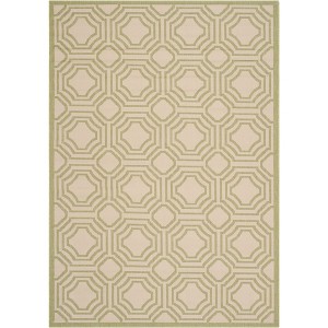 Courtyard CY6112 UV & Stain Resistant Non-Shedding Power Loomed Indoor/Outdoor Rugs - Safavieh - 1 of 4