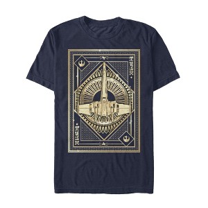 Men's Star Wars The Last Jedi X-Wing Card T-Shirt - 1 of 4