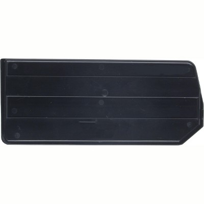 Quantum Storage Systems Bin Divider, Conductive, For Use With Qus220Co, Black, Made In Usa, Pack Of 6, Made In Usa