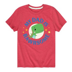 Boys' - Fisher-Price - My Dad Is Rawrsome Short Sleeve Graphic T-Shirt - 1 of 4