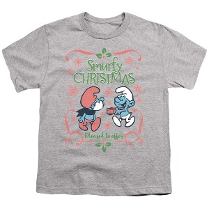 Boys' Smurfs Vintage Smurfy Christmas Gift T-Shirt - 1 of 4