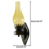 YIYIBYUS Retro Indoor Wall Sconce with Glass Shade, Wall Lamp - 4 of 4